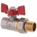 Кран с американкой 1/2" FERRO PL art. 400 (латунна куля) (FE0554)