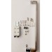 Душова кабіна без піддона Mix Premium BEVEL SC01-100x80x195-TR Chrome прозоре скло 6 мм (MI6869)