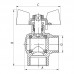 Кран кульовий Kr 3/4" ГШБ кутовий (KR.208) (KR2806) Кран кульовий Kr 3/4" ГШБ кутовий (KR.208) (KR2806)
