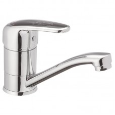 Змішувач для умивальника Hb Magic 555 (15 см) з чорною ручкою (HB0671) Змішувач для умивальника Hb Magic 555 (15 см) з чорною ручкою (HB0671)