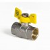 Кран шаровой Kr KR.217.G - 1/2" FF ГГМ YELLOW, ручка "бабочка" желтая (KR0032) Кран шаровой Kr KR.217.G - 1/2" FF ГГМ YELLOW, ручка "бабочка" желтая (KR0032)