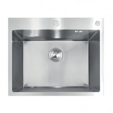 Мийка з неіржавкої сталі Mix MH6050 DECOR NANO-SILVER (3.0/0.8) колір неіржавка (MI7043)