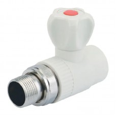 Кран радиаторный 20x1/2 прямой PPR Kr K0159.PRO (KP0204)