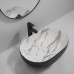 Раковина накладная MIXXUS PREMIUM ELLIPSE-0105 MARBLE-BLACK 600х400х150mm (MP6565) Раковина накладная MIXXUS PREMIUM ELLIPSE-0105 MARBLE-BLACK 600х400х150mm (MP6565)