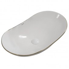 Раковина накладная MIXXUS PREMIUM WAVE-0105 EDGE GOLD 620х360х160mm (MP6557)