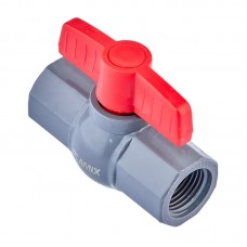 Кран шаровой PL PVF-1/2" FF PVC (PM0625)
