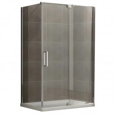 Душова кабіна без піддона KR SR SC02-100x80x200-TR-01 прозоре скло Easy Clean 8 мм, хром (KR5355)