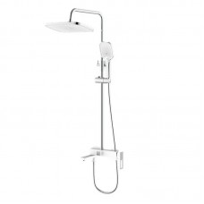 Душова колона Mixxus Premium WALTER 009-J WHITE-CHROME зі змішувачем (MI6622) Душова колона Mixxus Premium WALTER 009-J WHITE-CHROME зі змішувачем (MI6622)