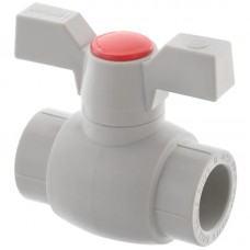 Кран шаровый PPR КШ Kr (бабочка) для горячей воды 25 (Kr K0182.PRO) (KP0235)