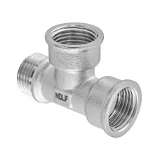 Тройник NL NFC.T06FFM-N-1/2''FFM никелированный (NF3097)