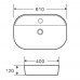 Раковина накладна Mixxus Premium ELLIPSE-0204 600х380х115mm з отвором під змішувач (MP6679) Раковина накладна Mixxus Premium ELLIPSE-0204 600х380х115mm з отвором під змішувач (MP6679)