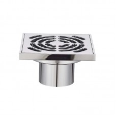 Душевой трап KR FD12-100x100-180 (прямой отвод) (KR3416)