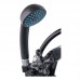 Смеситель для ванной PL Sirius-140 Black (со шлангом и лейкой) (PM0638)