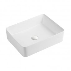 Умивальник накладний керамічний Mix Premium Quadro-0102 520x410x130mm (MP6488)