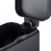 Мусорное ведро с плавным закрытием прямоугольное Mix Premium Quadro-TC0105 Black 5 л цвет черный (MI7061)