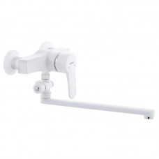 Смеситель для ванны PL Mario-006 White (без шланга и лейки) (PM0560)