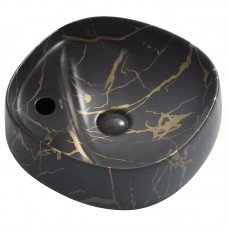 Раковина накладна MIXXUS PREMIUM WAVE-0201 MARBLE 430х430х150 mm з отвором під змішувач (MP6536) Раковина накладна MIXXUS PREMIUM WAVE-0201 MARBLE 430х430х150 mm з отвором під змішувач (MP6536)