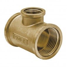 Трійник редукційний 3/4"х1/2"х3/4" ВВ Kr.T080608F.WN (без нікелю) (KR3034) Трійник редукційний 3/4"х1/2"х3/4" ВВ Kr.T080608F.WN (без нікелю) (KR3034)