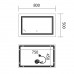 Дзеркало Mix Premium QUADRO MR20-50x80-Reverse з Led Touch, Anti-fog, димером, регулятором яскравості (MP6620) Дзеркало Mix Premium QUADRO MR20-50x80-Reverse з Led Touch, Anti-fog, димером, регулятором яскравості (MP6620)