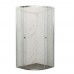 Душова кабіна без піддона Mix Premium DIVERSE SC01-90x90x195-TR Chrome прозоре скло 5 мм (MI6859)