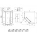 Душова кабіна без піддона KR SR SC06-90x90x200-TR-07 прозоре скло Easy Clean 8 мм, графіт (KR5366) Душова кабіна без піддона KR SR SC06-90x90x200-TR-07 прозоре скло Easy Clean 8 мм, графіт (KR5366)