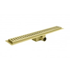 Душовий трап із неіржавкої сталі SUS304 KR FD35-70x700-Brushed Gold (AC0718)