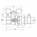 Кран з американкою прямий Rh R105-075 — 3/4" (RO0087) Кран з американкою прямий Rh R105-075 — 3/4" (RO0087)