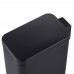 Мусорное ведро с плавным закрытием прямоугольное Mix Premium Quadro-TC0105 Black 5 л цвет черный (MI7061)