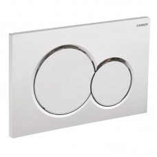 Панель змиву KR KT-0601-01 пластикова, кнопка кругла (KR5174)