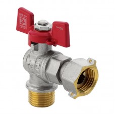 Кран с накидной гайкой 1/2" ГШБ угловой Kr KR.221 (KR0170)