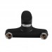 Смеситель для ванны PL CEZAR-009 EURO SET Matte black, со шлангом, лейкой и кронштейном (PM0693)