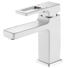 Змішувач для умивальника Mix Premium DANTE 001 NUT White-Chrome (MI6792)