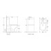 Унітаз-компакт Mixxus Premium Ellipse-0401-T1 630x390x840mm, система змиву TORNADO 1.0 (MP6467)