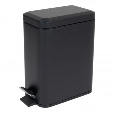 Відро для сміття з плавним закриванням прямокутне Zer Sansa-TC0105 Black 5 л колір чорний (ZX5894) Відро для сміття з плавним закриванням прямокутне Zer Sansa-TC0105 Black 5 л колір чорний (ZX5894)