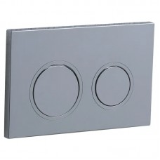 Панель змиву KR KT-0605-01 220x140x12mm пластикова, кнопка кругла (KR5317) Панель змиву KR KT-0605-01 220x140x12mm пластикова, кнопка кругла (KR5317)