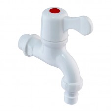 Кран для холодної води PVC (White) PL PVS-1/2" (PM0632)