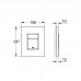 Комплект Gh Set Унітаз ELLIPSE-0305-T3 + Інсталяція UA388400WG + панель 38732000 (388400WGELLIPS0305T3)