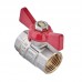 Кран кульовий Waterpro WP602-15FFW — 1/2" ГГБ (сталевий метелик) (WP3290)