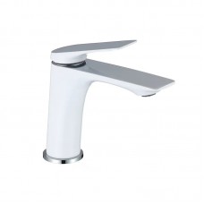 Смеситель для умывальника Mix Premium DERBY 001 (NUT) WHITE-CHROME (MI6613)