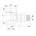 Кран термостатический угловой 1/2" Kr KR.921-GI (KR2682)