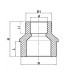 Муфта редукційна HB 25x20 PPR Kr K0056.PRO (KP0066)