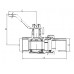 Кран с американкой 1-1/4" ручка РЫЧАГ (Kr KR.229) (KR0150)