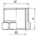 Футорка 3/4"×1/2" Kp KF.F0608 (Чехія) Футорка 3/4"×1/2" Kp KF.F0608 (Чехія)