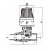 Кран термостатический с термоголовкой прямой PPR 20x1/2 Kr K0155.PRO (KP0198) Кран термостатический с термоголовкой прямой PPR 20x1/2 Kr K0155.PRO (KP0198)
