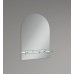 Зеркало настенное Zer LAGUNA MRZ03-45x60x11 прямоугольное с дугообразным верхом и полкой (ZX5621) Зеркало настенное Zer LAGUNA MRZ03-45x60x11 прямоугольное с дугообразным верхом и полкой (ZX5621)