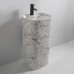 Раковина моноблок MIXXUS PREMIUM DIVERSE-1101 MARBLE 460х380х840mm з отвором під змішувач і переливом Раковина моноблок MIXXUS PREMIUM DIVERSE-1101 MARBLE 460х380х840mm з отвором під змішувач і переливом