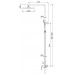 Душова колона зі змішувачем KR KB-52028-07, 2 функції (KR5312) Душова колона зі змішувачем KR KB-52028-07, 2 функції (KR5312)
