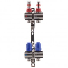 Коллекторный блок с расходомерами Kr KR.1110-02 1”x2 ways (KR2639)