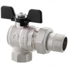 Кран з американкою Rh R106-075B — 3/4" кутовий (RO0114) Кран з американкою Rh R106-075B — 3/4" кутовий (RO0114)