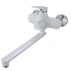 Смеситель для ванны PL Lucas-006 EURO SET White со шлангом, лейкой и кронштейном (PM0709) Смеситель для ванны PL Lucas-006 EURO SET White со шлангом, лейкой и кронштейном (PM0709)